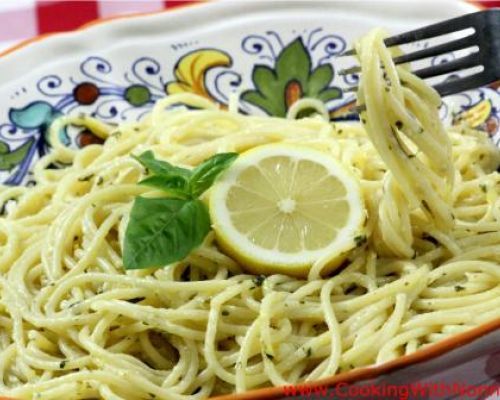 Spaghetti al Limone - Spaghetti with Lemon Sauce